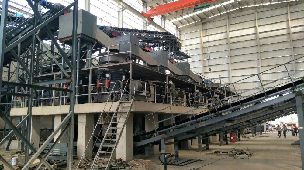 Hubei Huangshi purchase Anshun machinery crushing production line site