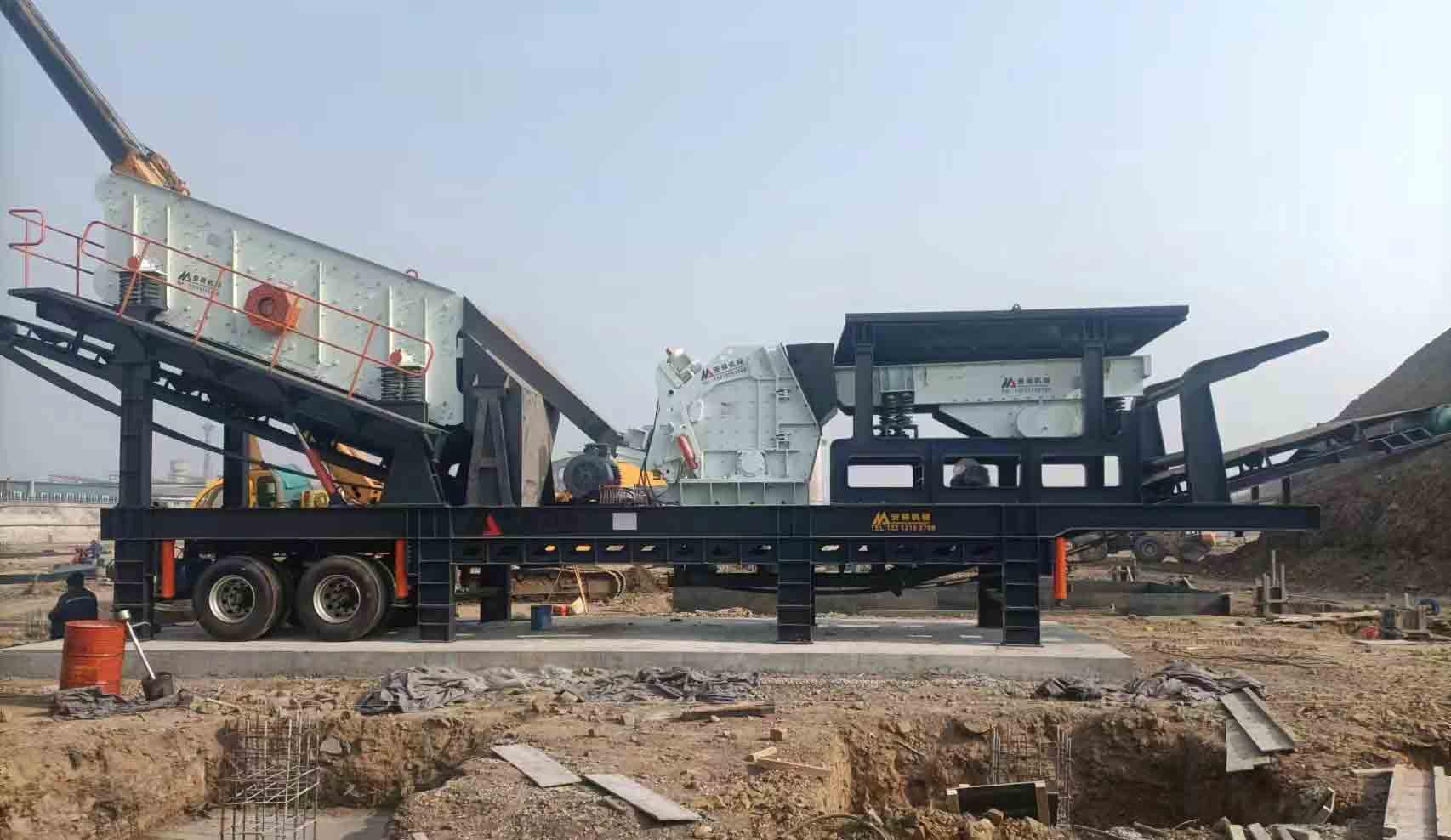 Mobile Impact Crusher Plant