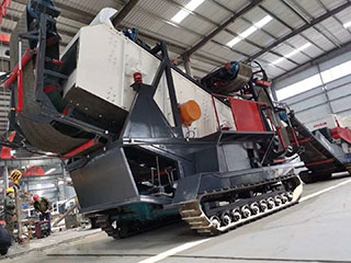 Crawler Screening Plant